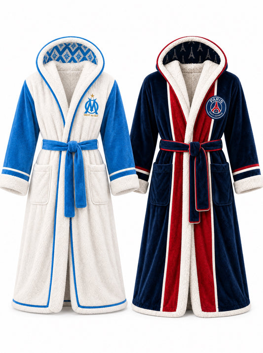 Heated Football Robe - Marseille and Paris designs