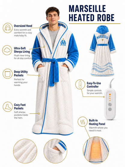 Marseille Heated Football Robe - features overview
