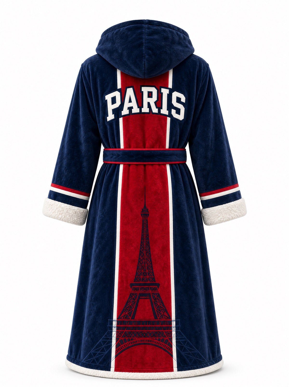 Paris Heated Football Robe - back view