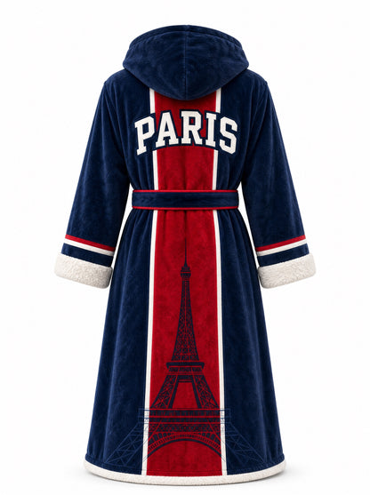 Paris Heated Football Robe - back view